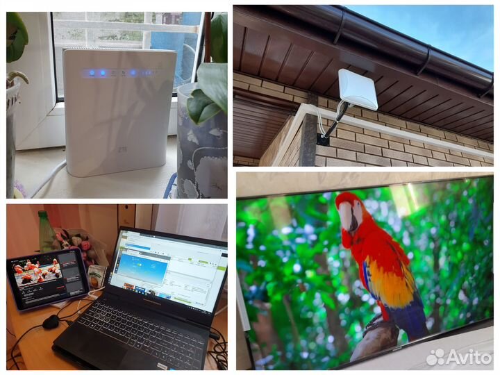 Интернет в частный дом, на дачу, безлимитный WiFi