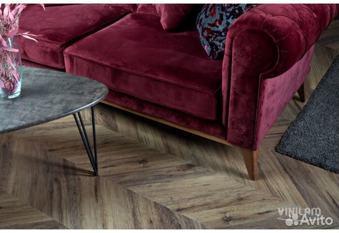 Пвх-плитка VinilAm Шеврон Лувр I107516