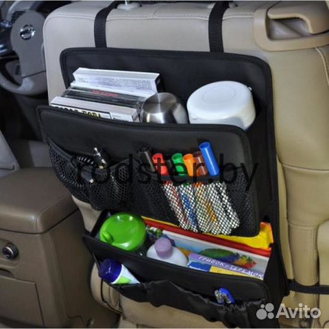 Защита сиденья от грязных ног ребенка, органайзеры