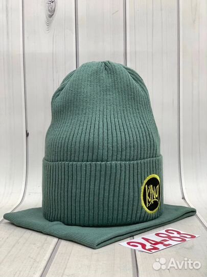 Комплект шапка и снуд для мальчика