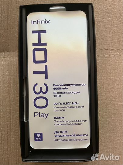 Infinix Hot 30 Play, 8/128 ГБ