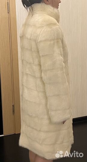 Шуба норковая 44 46 белая