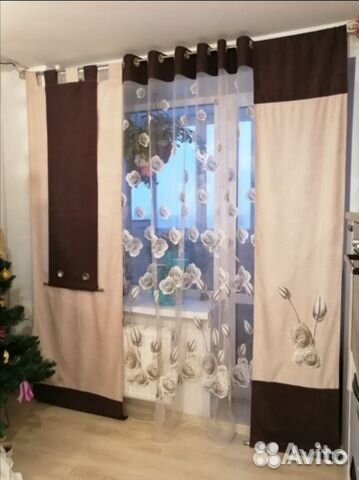 Красивый комплект штор - новый