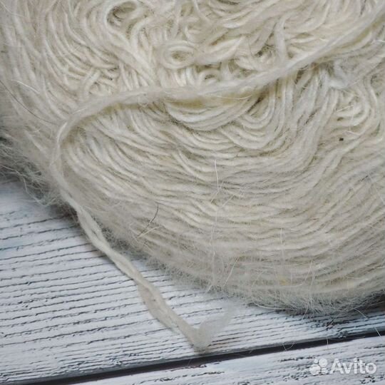 Пряжа шерсть ангоровых коз + пух