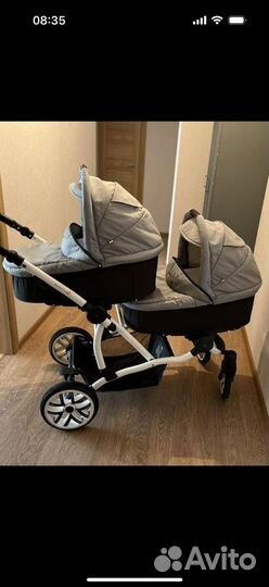 Коляска для двойни bebetto 42