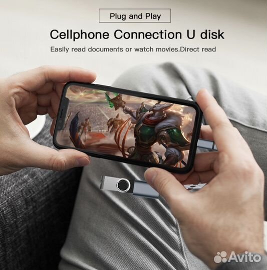 Адаптер переходник OTG Type-C на USB Micro USB 2.0