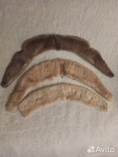 Меховой воротник норка