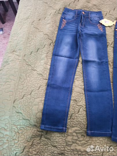 Джинсы для девочки новые