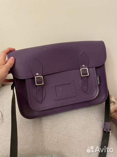 Фиолетовая Сумка портфель