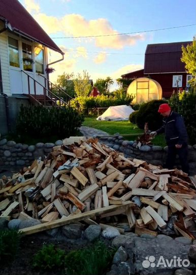 Дрова колотые Осина