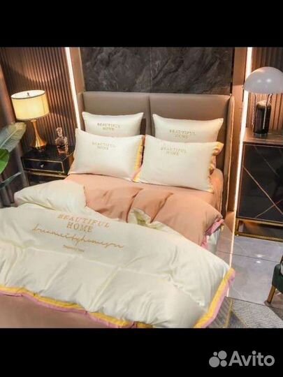 Постельное белье евро шелк-сатин