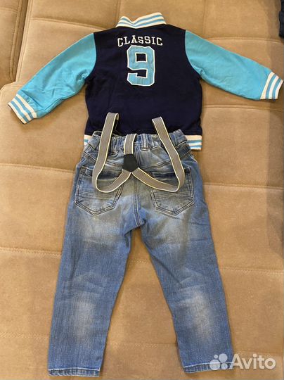 Джинсы и бомбер для мальчика