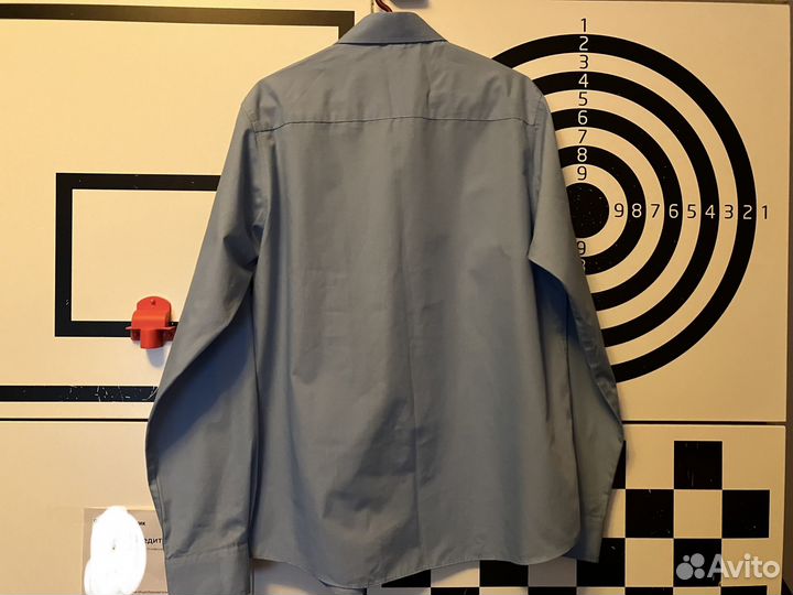 Комплект голубых рубашек размер 158