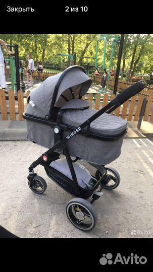 Коляска 3 в 1, 2в1