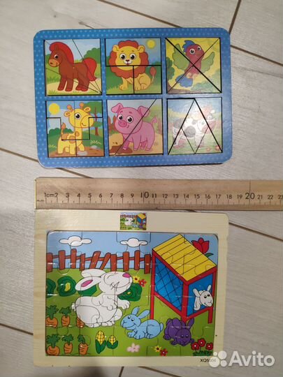 Пазлы детские до 4х лет