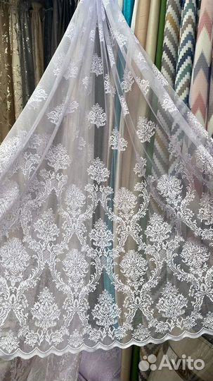 Тюль на отрез новая