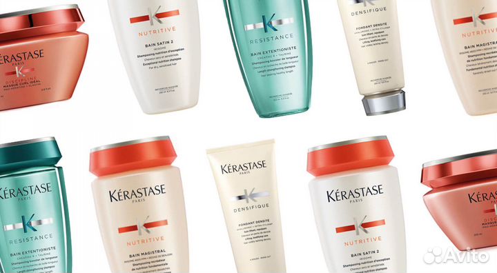 Продукция Kerastase, шампунь, маска, термозащита