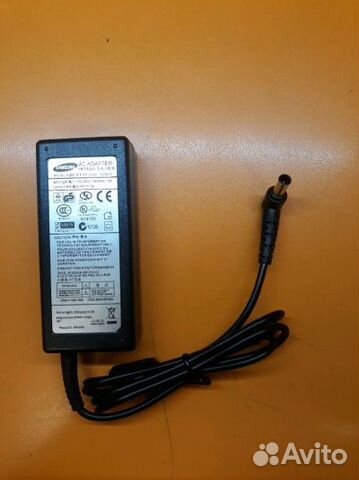 Бп для монитора 6.5x4.4мм с иглой, 40W 14V 3A