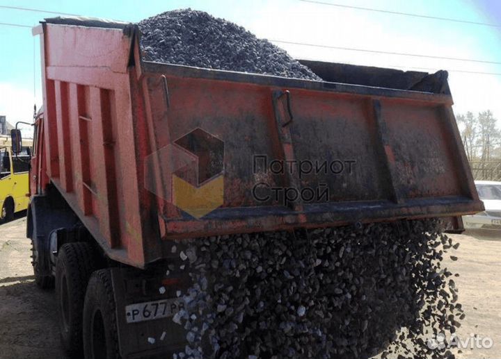 Щебень гравийный доставка