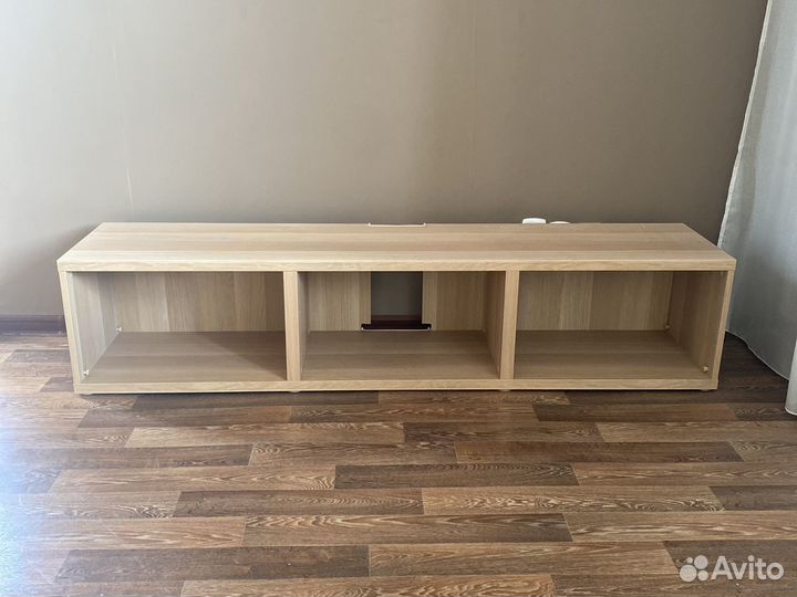 Тумба по телевизор Бесто IKEA, беленый дуб, б/у