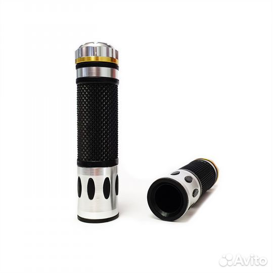 Ручки руля универсальные #3 серожелтые AP-018781