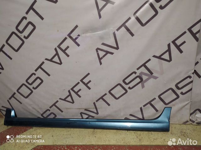 Накладка порога левая зелёная LADA Granta