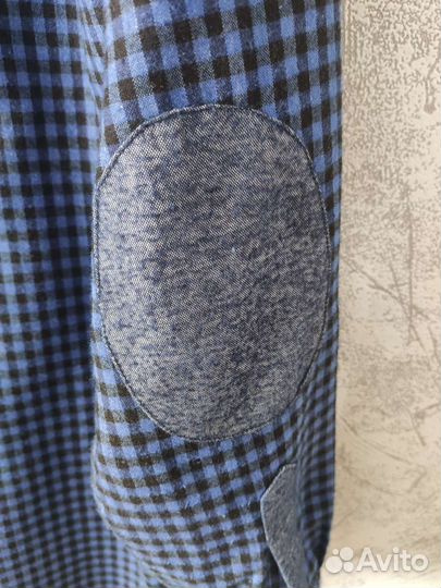 Рубашка фланелевая, плотная новая, 158