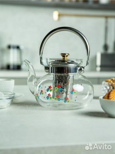 Чайник заварочный стекло в ассортименте