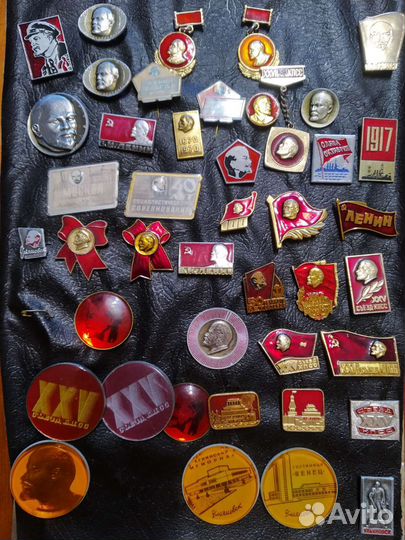 Значки СССР Ленин. Ульянов. Вождь