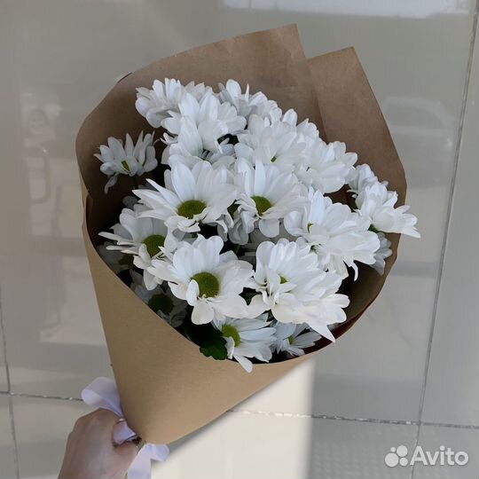 Букет из хризантем