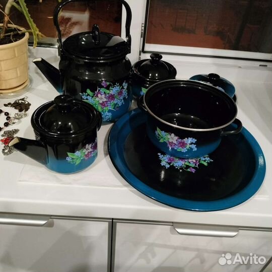 Набор эмалированной посуды СССР