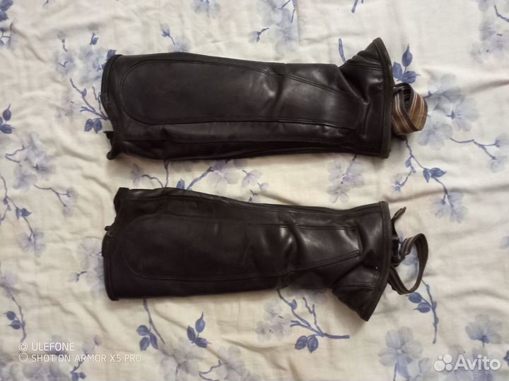 Продам кожаные краги для верховой езды