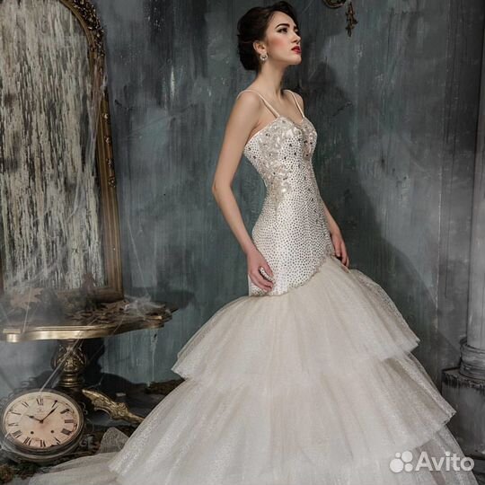 Отпаривание свадебного платья на дому