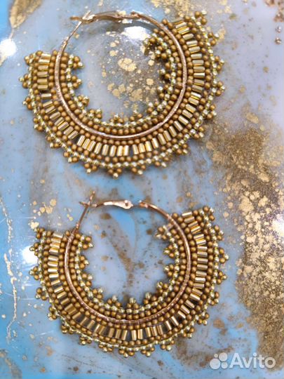 Серьги ручной работы