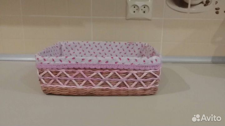 Корзинка плетенная ручной работы
