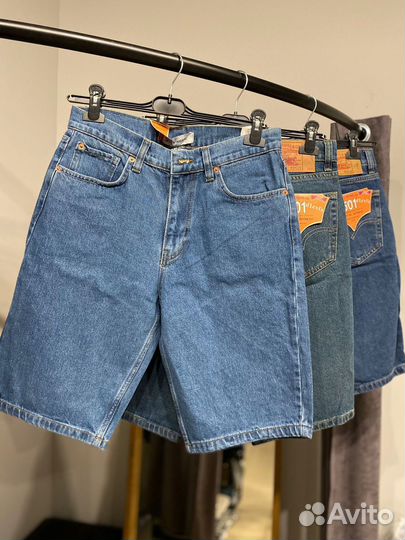 Джинсовые шорты levis w31-w38