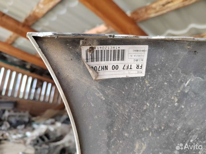 Передний бампер honda fit shuttle