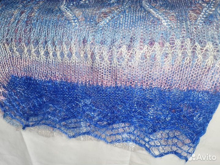 Оренбургский пуховый палантин