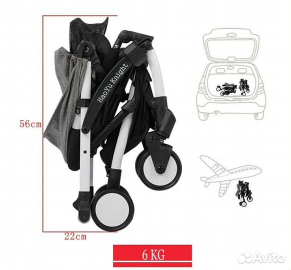 Новая компактная коляска в полной комплектации