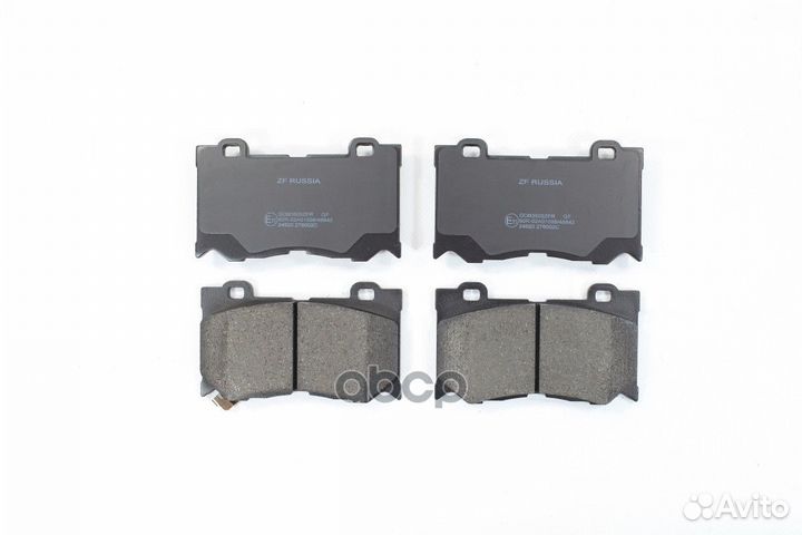 Колодки тормозные дисковые(аналог TRW GDB3505)