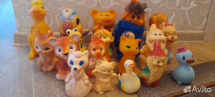 Резиновые игрушки СССР