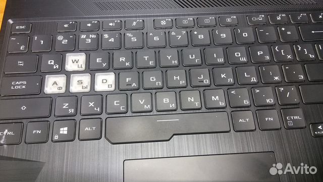 Asus FX506 FX706 кнопки клавиатуры