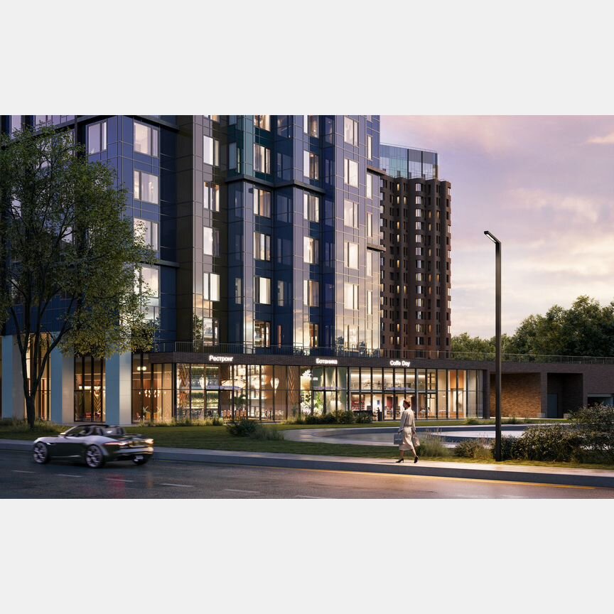 1-к. квартира, 40,6 м², 17/43 эт.