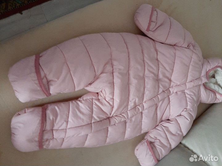 Новый Зимний комбинезон для девочки 80