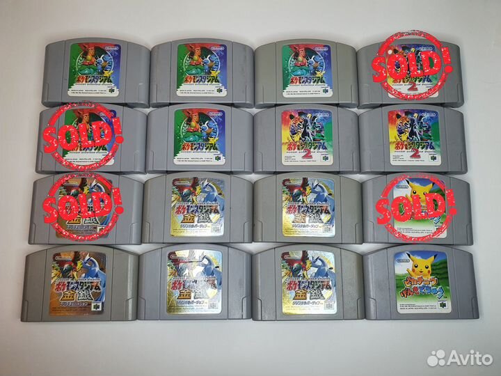 Картриджи Nintendo 64 Original Japan