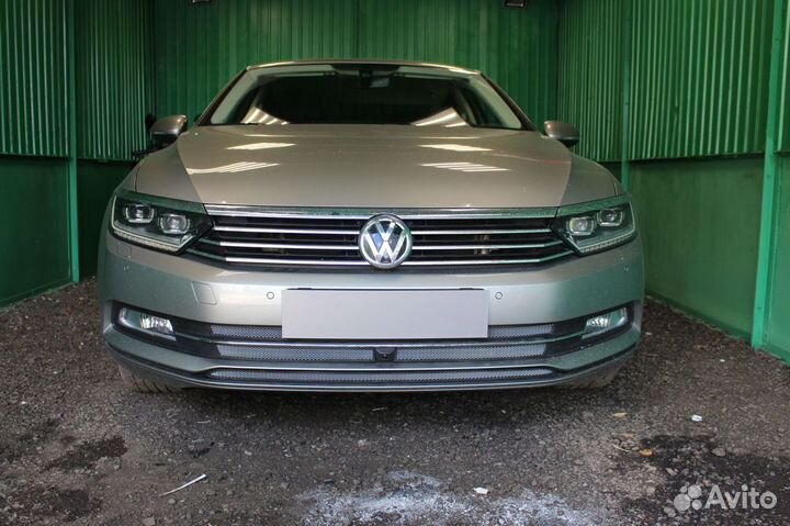 Защитная сетка радиатора хром Volkswagen Passat (2