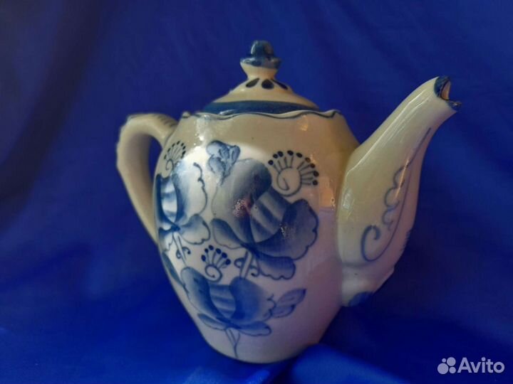 Заварочный чайник Гжель СССР