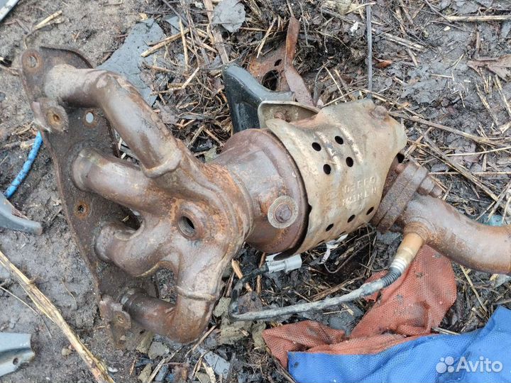 Выпускной коллектор киа Рио 4