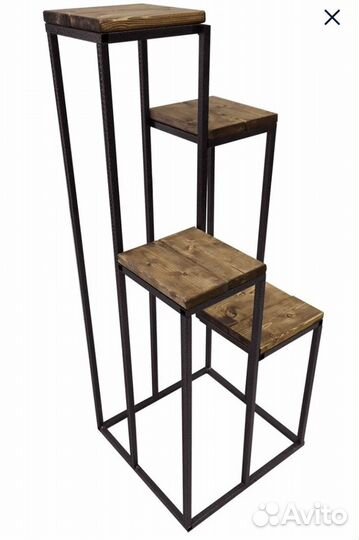 Подставка для цветов напольная лофт