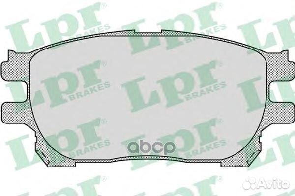 05P999 Колодки тормозные toyota previa 00- пере